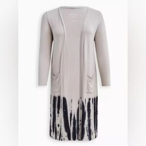 NWT Torrid Super Soft Duster, Color Tie Dye Size 0